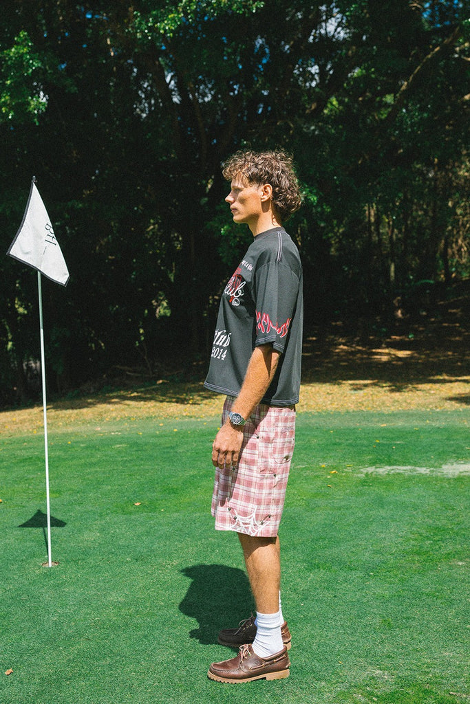 Billy Bones Club Flamed Swinger Active Tee - Black
