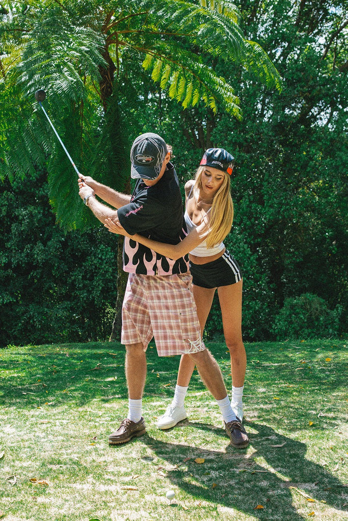Billy Bones Club Swingers Burner Golf Hat - Black