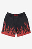 Burner Jersey Shorts - Red