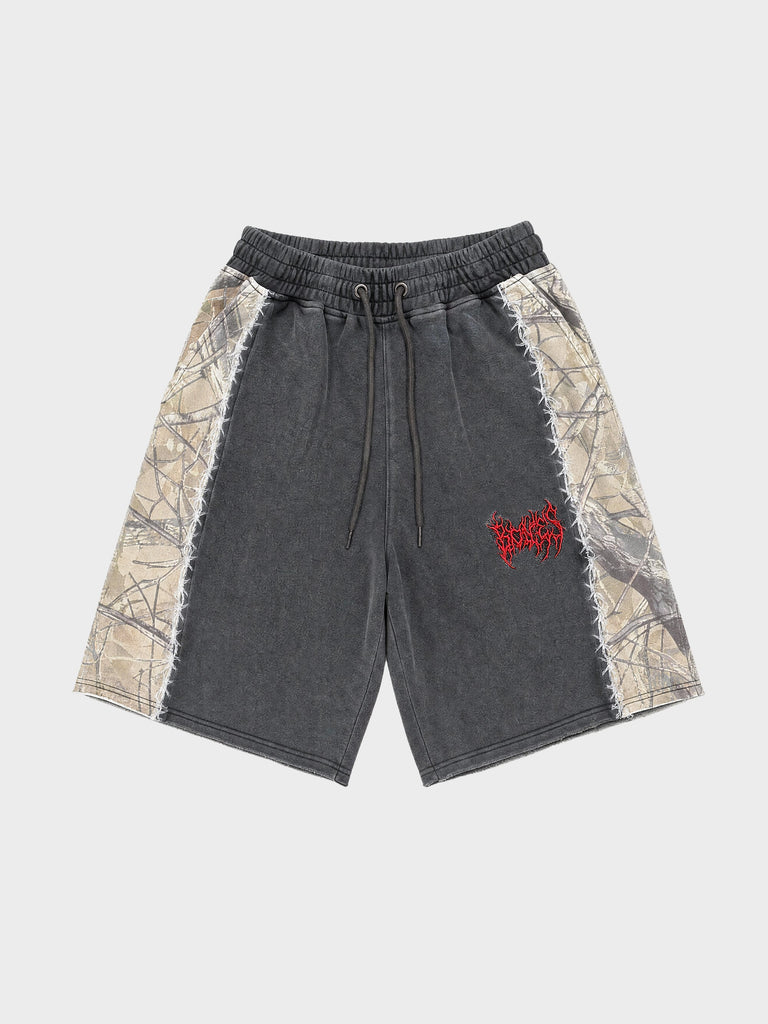 Billy Bones Club Thorn Camo Shorts - Black/Camo