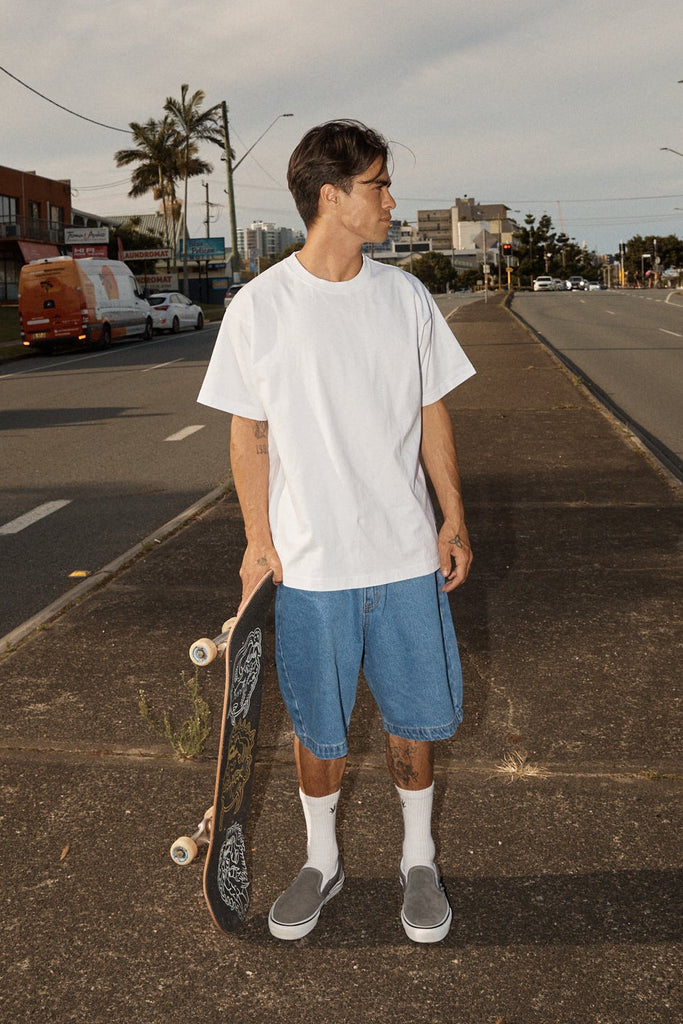 Genesis Heavyweight Boxy Tee - White