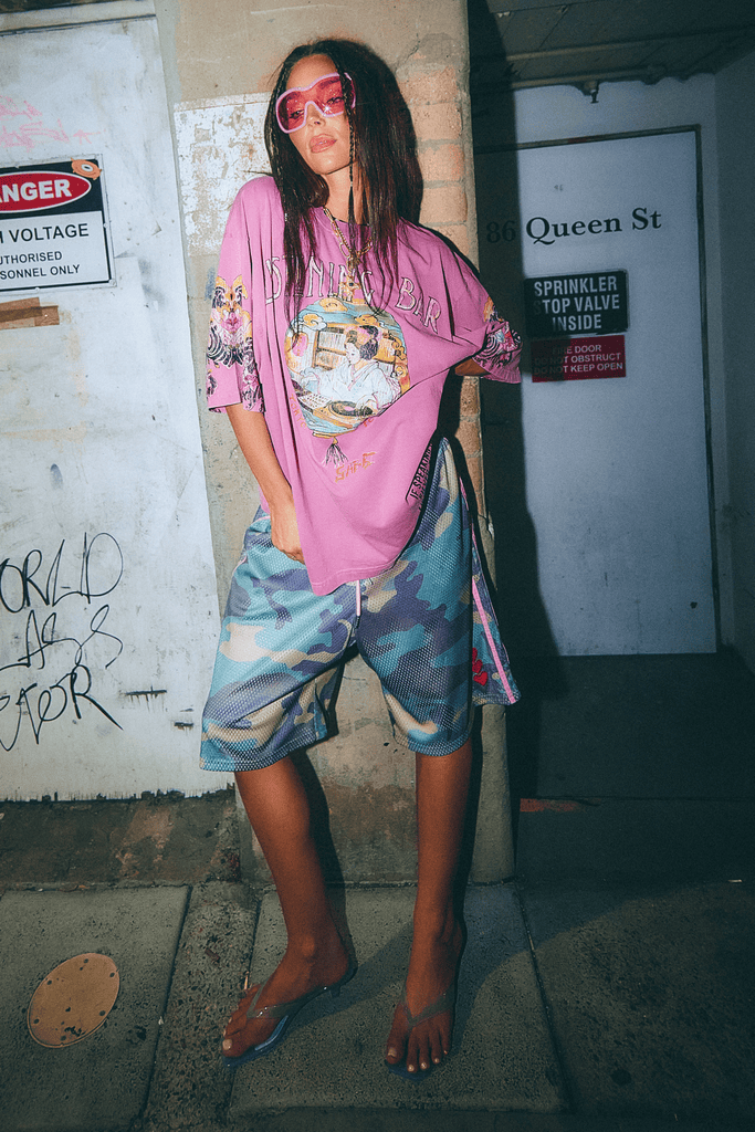 Sabbi DJ Geisha Tee - Pink
