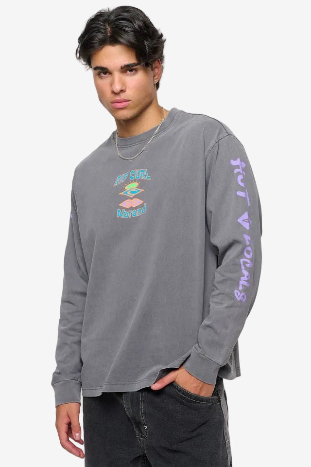 Abrand X Rip Curl Hot Locals Vintage Tee - Vintage Black