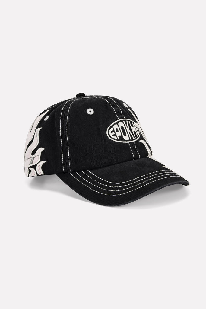 EPØKHE Inferno Cap - Washed Black / Pink Real Tree Camo