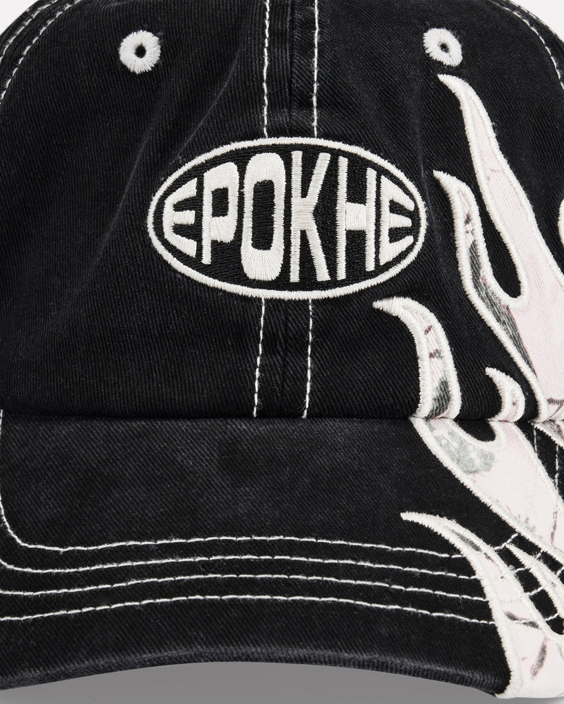 EPØKHE Inferno Cap - Washed Black / Pink Real Tree Camo