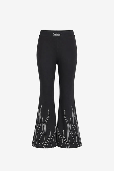 Billy Bones Club Flamed Flares - Black