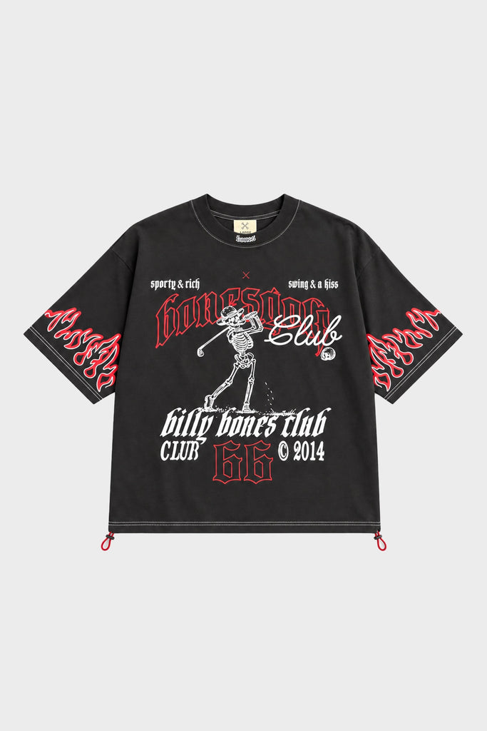 Billy Bones Club Flamed Swinger Active Tee - Black