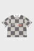 Billy Bones Club Swingers Check Polo - Grey