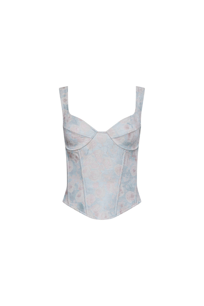 LIONESS ROMA CORSET - SOFT BLUE