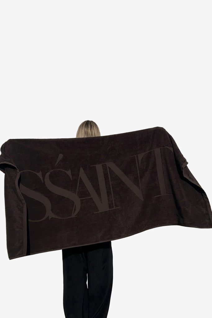 SŚAINT Chocolate Terry Towel - alternate view