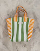 DOS OMBRE BIG BENGALI BAG 008 - YELLOW LIME STRIPE