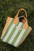 DOS OMBRE BIG BENGALI BAG 008 - YELLOW LIME STRIPE