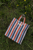 DOS OMBRE BENGALI BAG 076 - ORANGE CHOC BLUE STRIPE