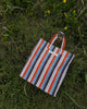 DOS OMBRE BENGALI BAG 076 - ORANGE CHOC BLUE STRIPE