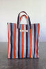 DOS OMBRE BENGALI BAG 076 - ORANGE CHOC BLUE STRIPE