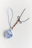 Juni Rose Bag Charm Blue Stripe