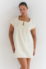 Juni Amelia Mini Dress Buttercream