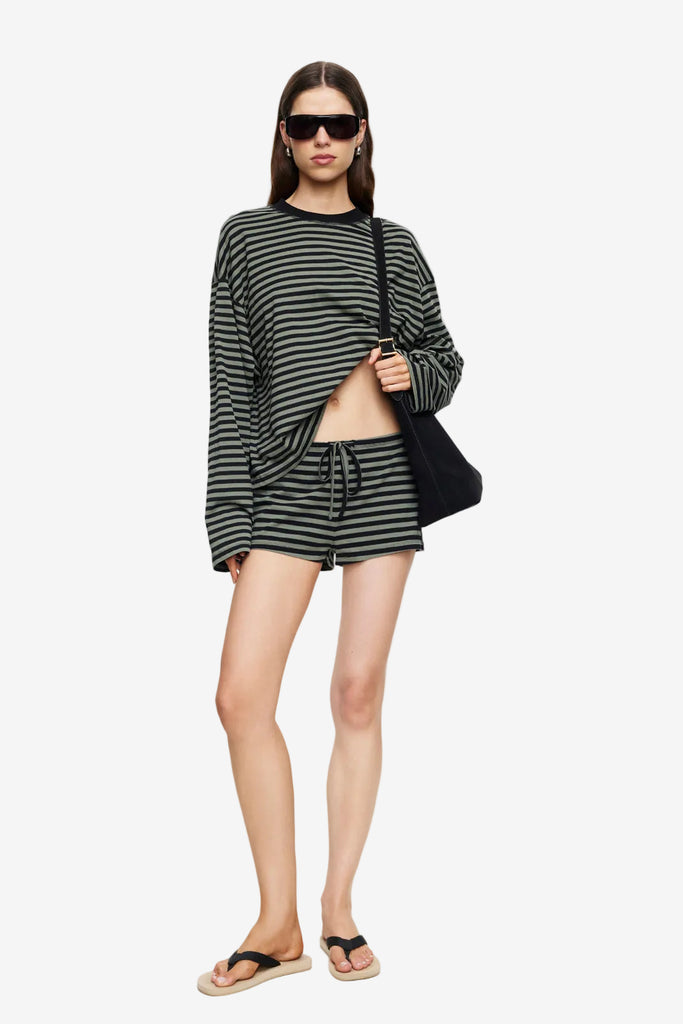 LIONESS BLOOM LONG SLEEVE - FOREST STRIPE