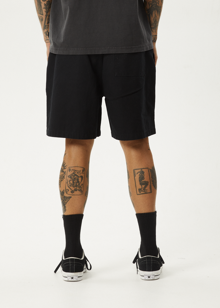 Ninety Eights Oversized Short 20 Inch - Black