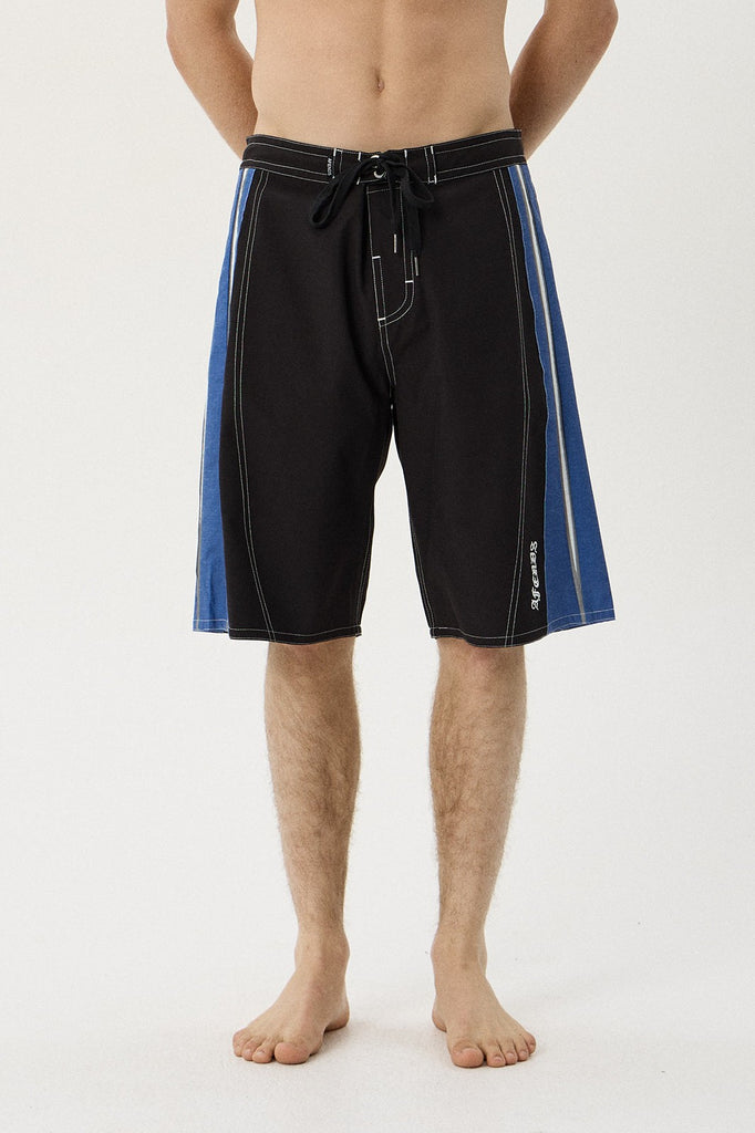 AFENDS FORUM SURF RELATED V2 BOARDSHORT 22" - BLACK/BLUE