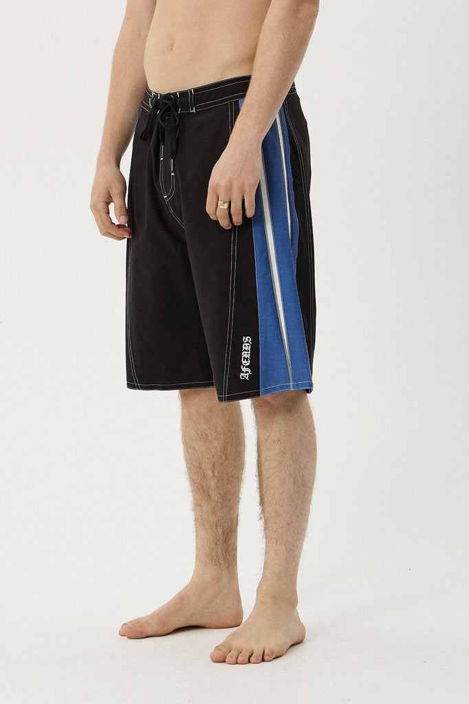 AFENDS FORUM SURF RELATED V2 BOARDSHORT 22" - BLACK/BLUE