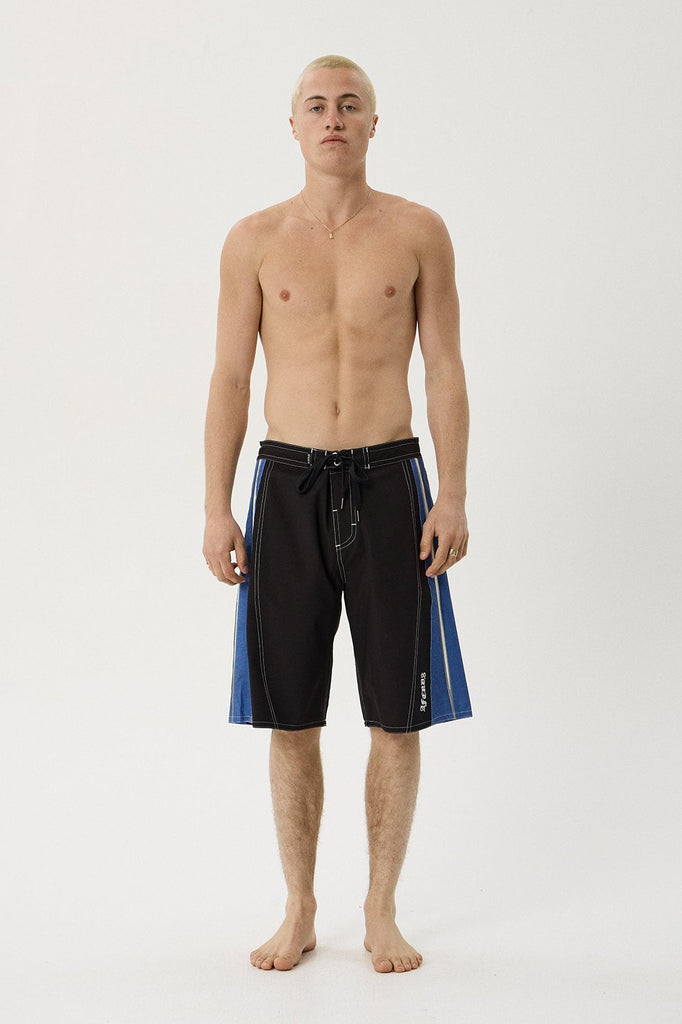 AFENDS FORUM SURF RELATED V2 BOARDSHORT 22" - BLACK/BLUE
