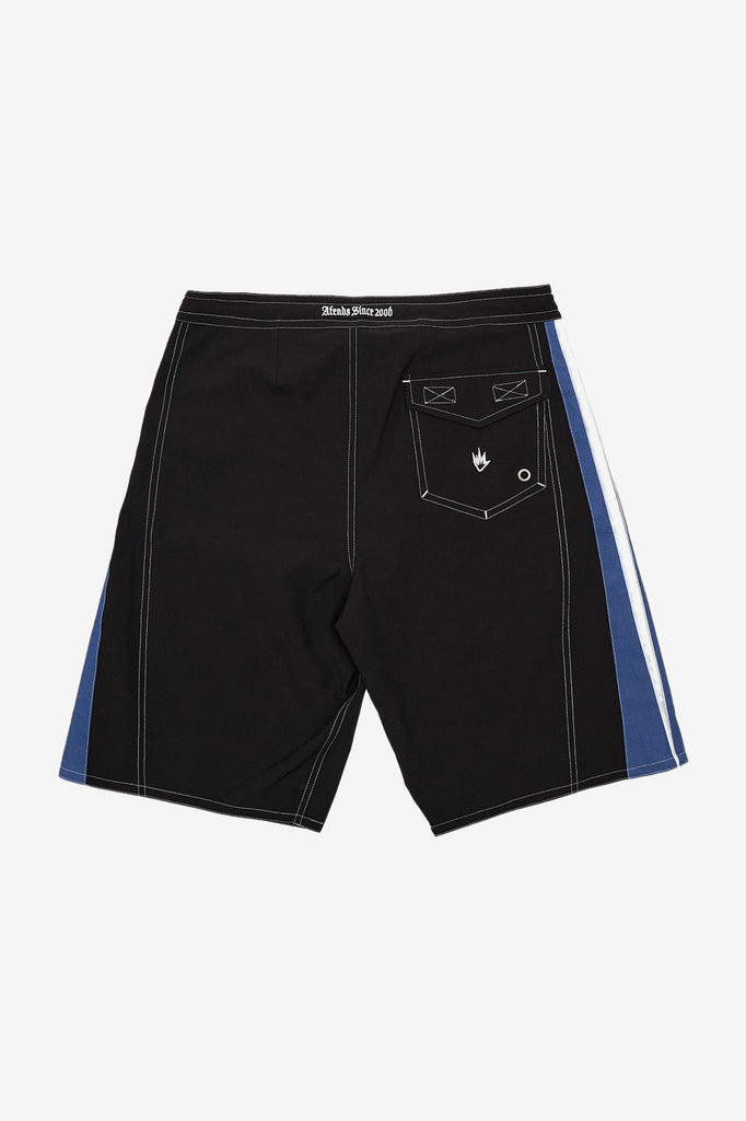 AFENDS FORUM SURF RELATED V2 BOARDSHORT 22" - BLACK/BLUE