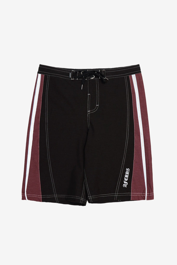 AFENDS FORUM SURF RELATED BOARDSHORT 22" - BURGUNDY
