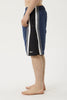AFENDS TALLOWS SWIM SHORT 22" - BLACK/BLUE