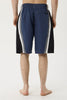 AFENDS TALLOWS SWIM SHORT 22" - BLACK/BLUE