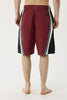 AFENDS TALLOWS SWIM SHORT 22" - BURGUNDY