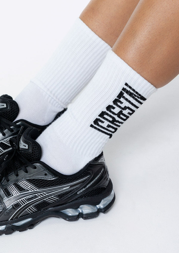 Jagger & Stone Logo Crew Sock detail