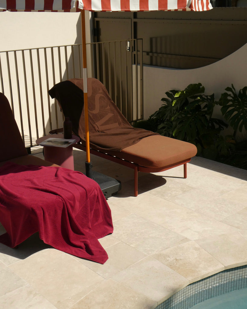 SŚAINT Chocolate Terry Towel - alternate view