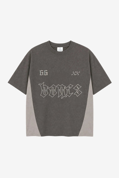 Billy Bones Club 3 Piece Panel Tee - Contrast Grey