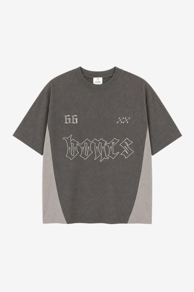 Billy Bones Club 3 Piece Panel Tee - Contrast Grey