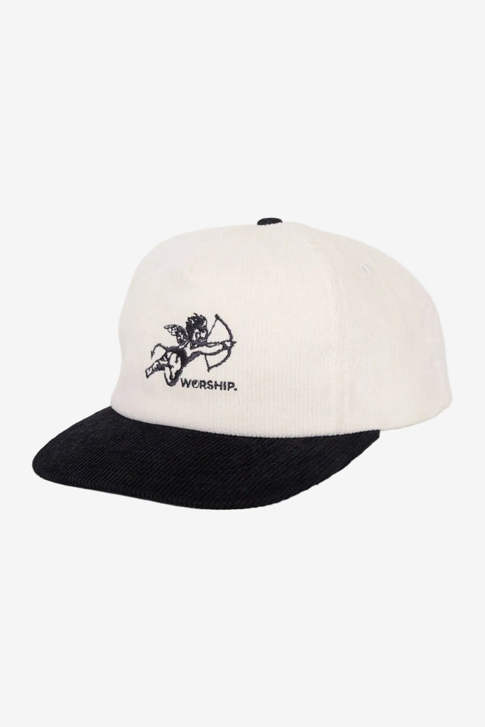 WORSHIP SUPPLIES Cherub Cord Hat - Cream/Black