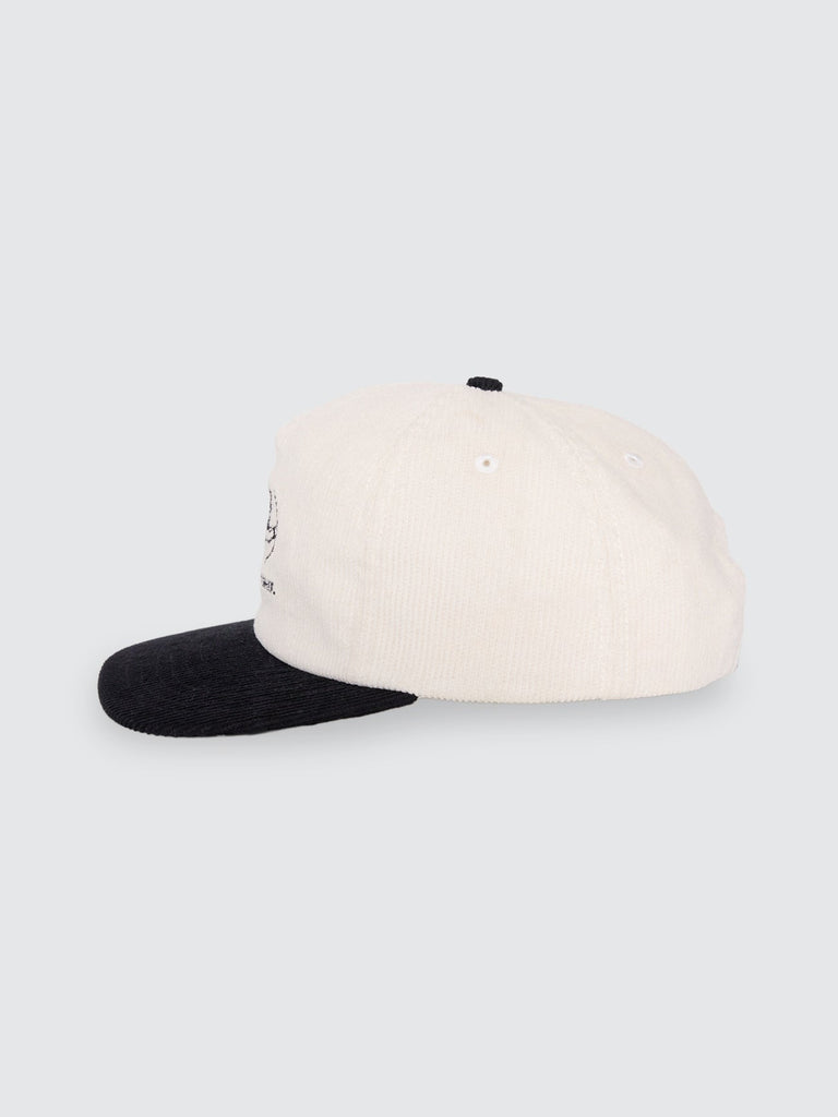 WORSHIP SUPPLIES Cherub Cord Hat - Cream/Black detail