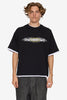 WORSHIP SUPPLIES Tropic Reign Box Crop Layer Tee - Black