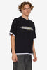 WORSHIP SUPPLIES Tropic Reign Box Crop Layer Tee - Black detail