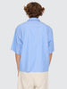 Worship Supplies Shadow Cherub Box Crop Short Sleeve Shirt - Dream Blue Stripe