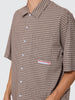 Worship Supplies Globo Box Crop Short Sleeve Shirt - Brown