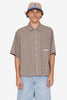 Worship Supplies Globo Box Crop Short Sleeve Shirt - Brown