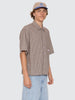 Worship Supplies Globo Box Crop Short Sleeve Shirt - Brown