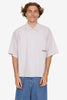 Worship Supplies Data Point Box Crop Short Sleeve Shirt - Vapour Grey