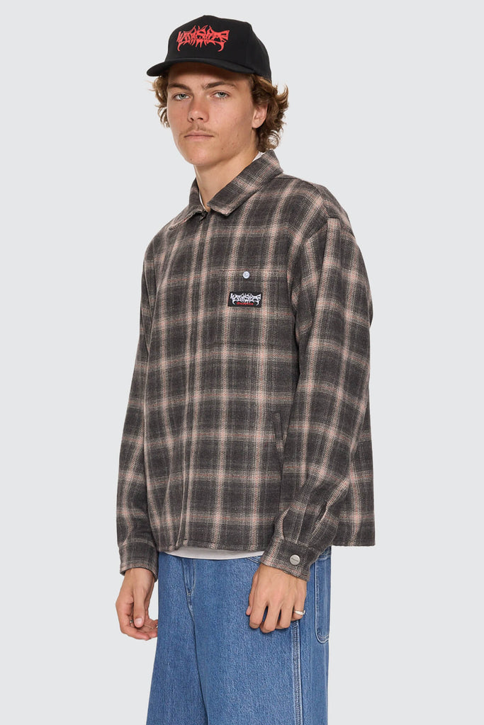 WORSHIP SUPPLIES Obsidian Jacket - Black detail