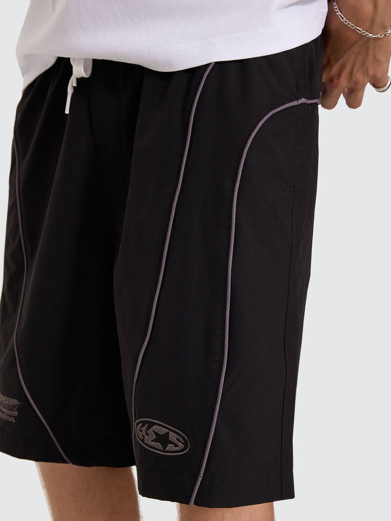 Worship Supplies Toll Free Elastic Swim Short - Black