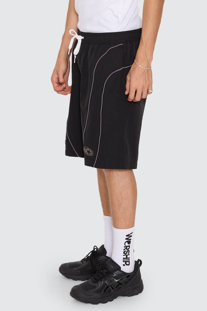 Worship Supplies Toll Free Elastic Swim Short - Black