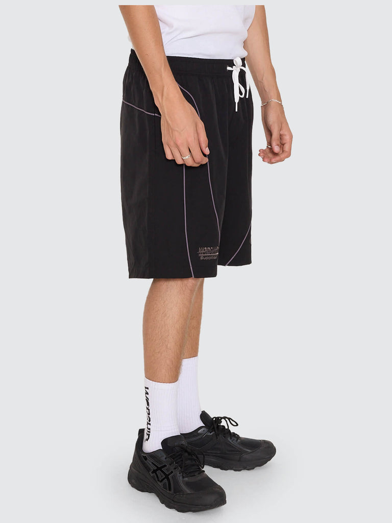 Worship Supplies Toll Free Elastic Swim Short - Black