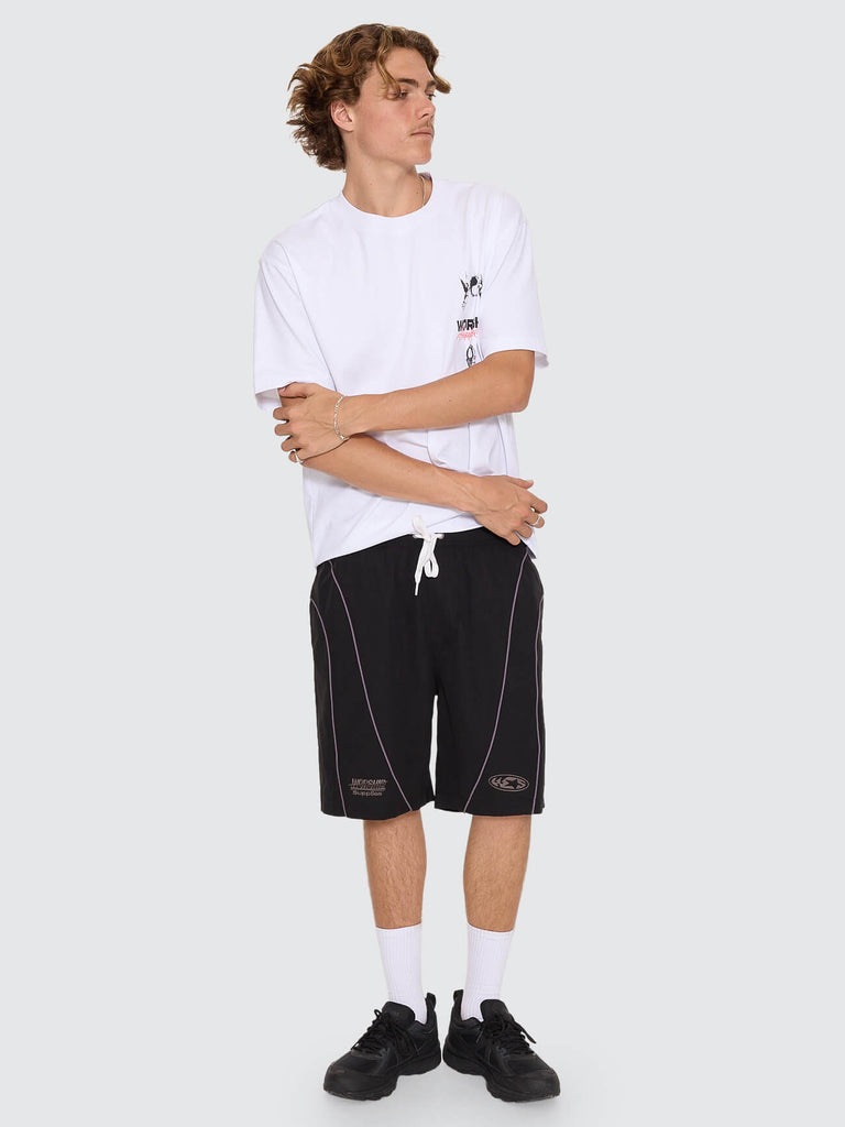 Worship Supplies Toll Free Elastic Swim Short - Black
