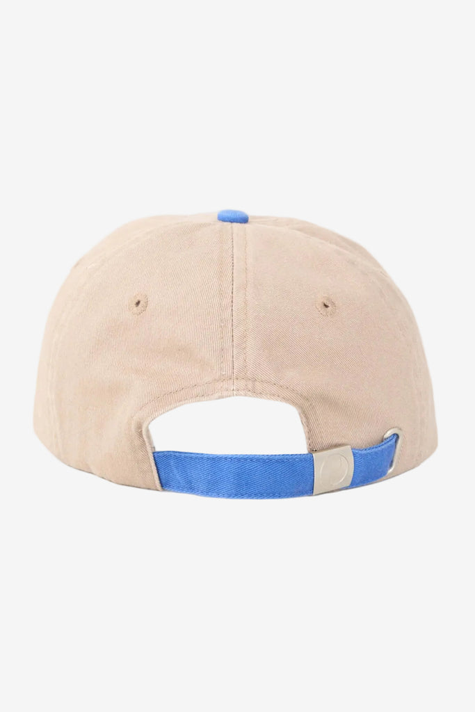 Worship Supplies Shadow Cherub 6 Panel Short Brim Hat - Blue/Tan
